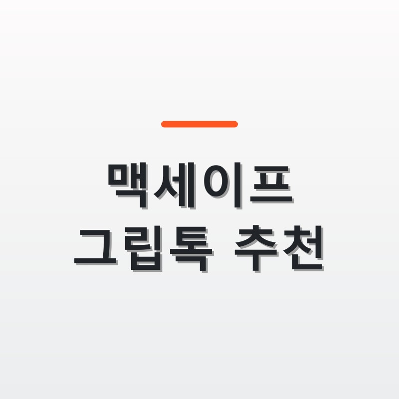 맥세이프 그립톡 추천
